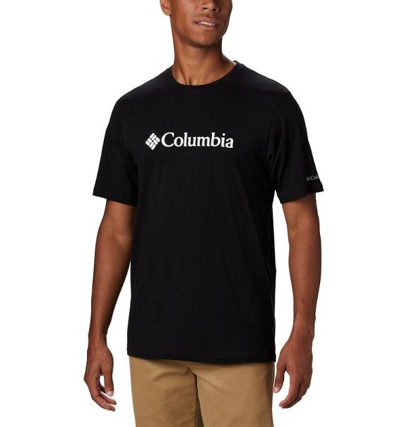 Columbia CSC Basic Logo T-Shirt Black For Men's NZ48270 New Zealand